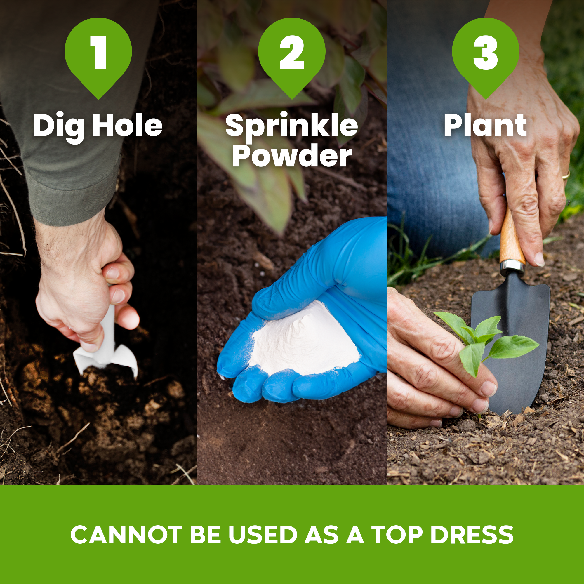 Big Foot Microbes - Wholesale Fertilizer - Natural Rooting Powder and Pea Inoculant, 2 oz case 20 units5