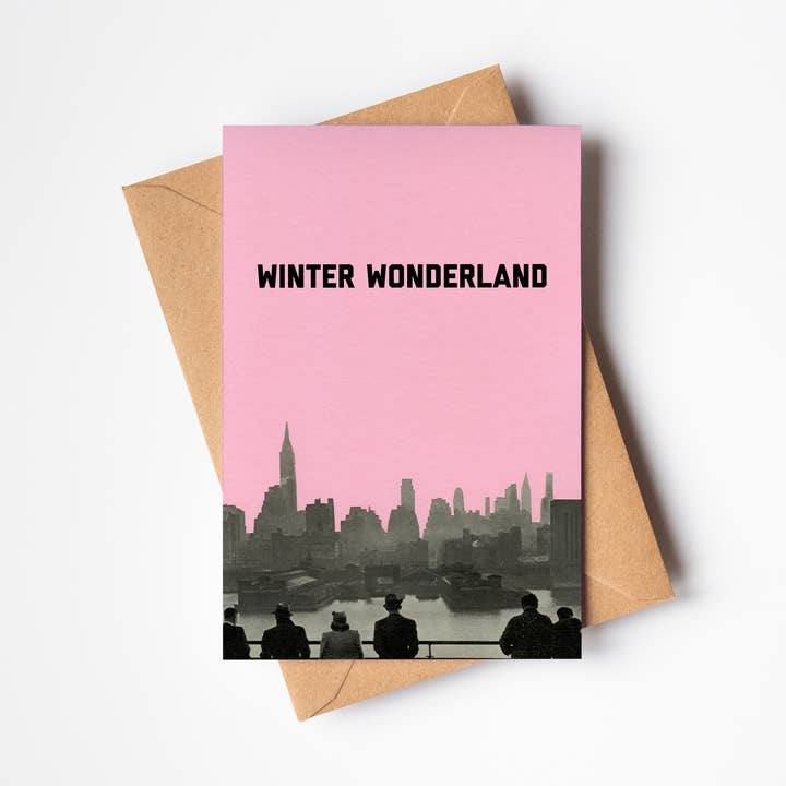 Winter Wonderland Greeting Card for wholesale by Cassia Beck