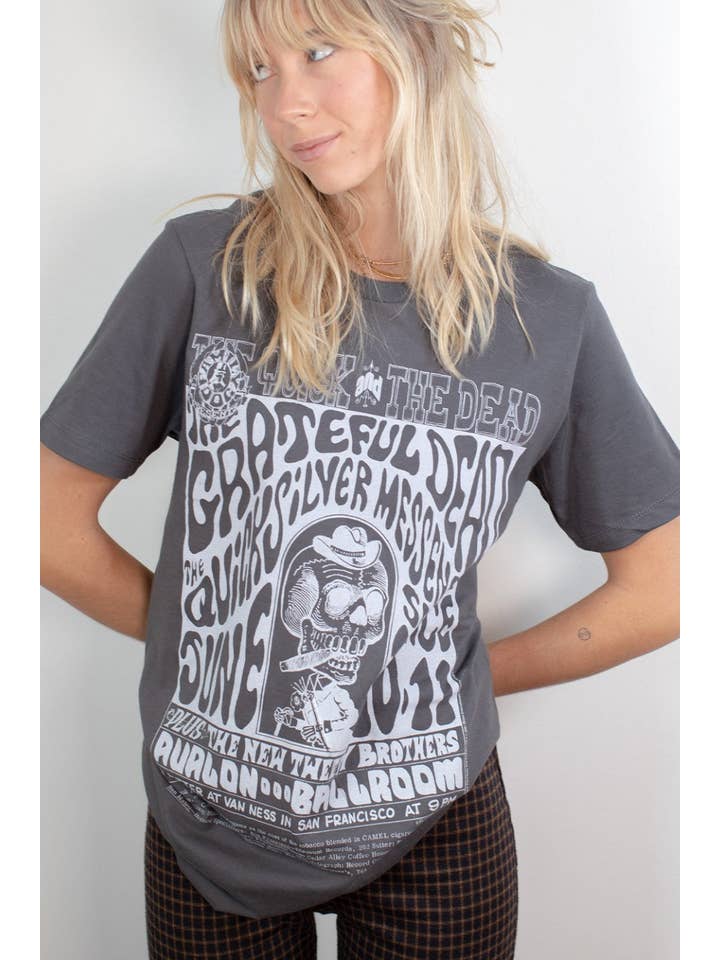 People Of Leisure - Wholesale Screen Printed T-Shirt - Women's - Grateful Dead Messenger Tee