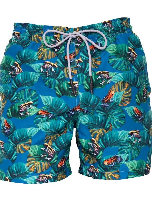 Frosch verlässt blau für den Großhandel von Steam Beachwear