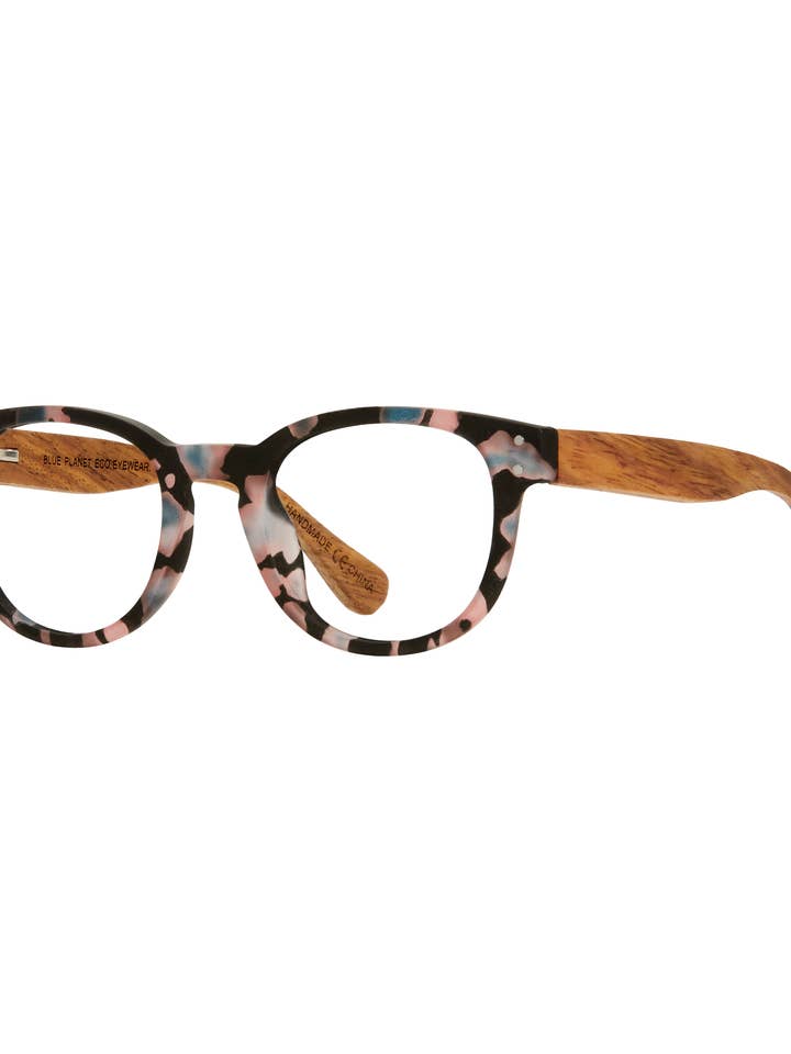 BP20752 -Astrid- Matte Rose Tort / Walnut Wood / Blue Light  and other Purchase Wholesale astrid. Free Returns & Net 60 Terms on Faire trending on Faire.