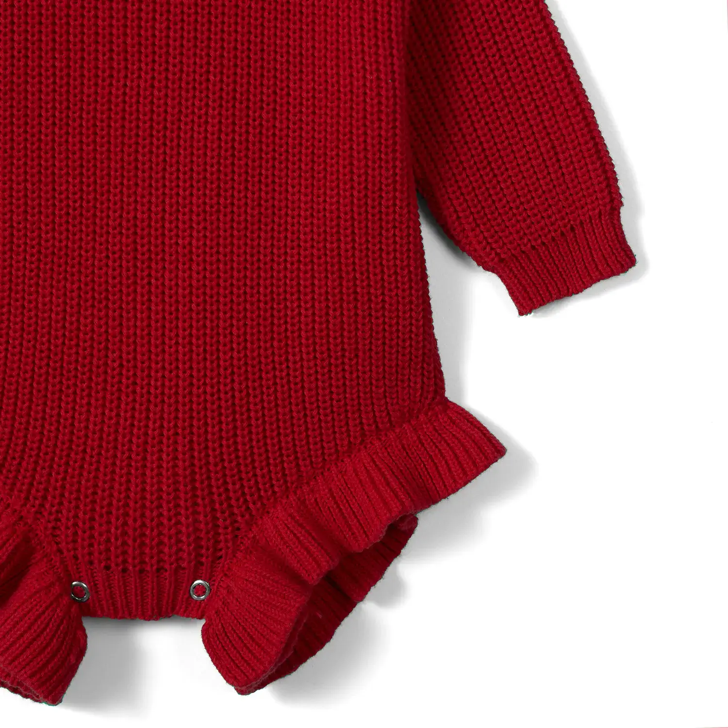 SwaddleAn - Wholesale Romper - Kids - 100% Cotton Ruffle Baby Girl Knit Romper 42