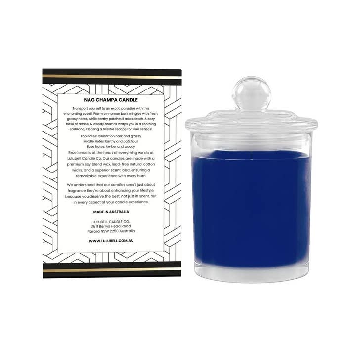 Lulubell Australia - Wholesale Jar/filled candle - Nag Champa Candle1