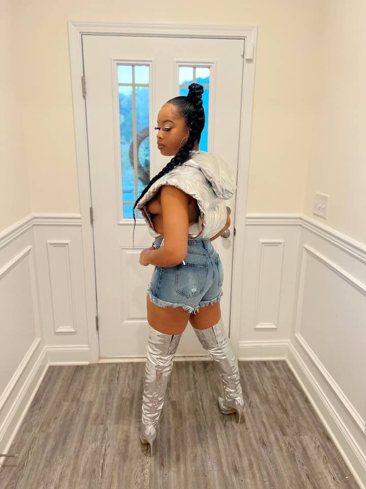 “Galaxy” Puffer Vest for wholesale by Chic Universe