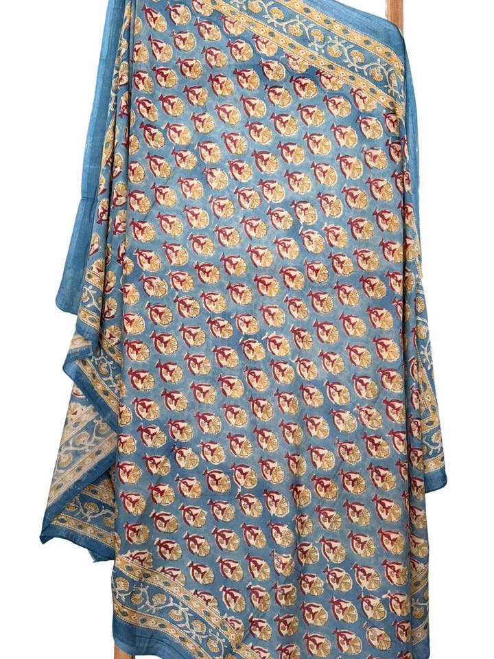 Block Printed Sarong for wholesale by The Fox and The Mermaid