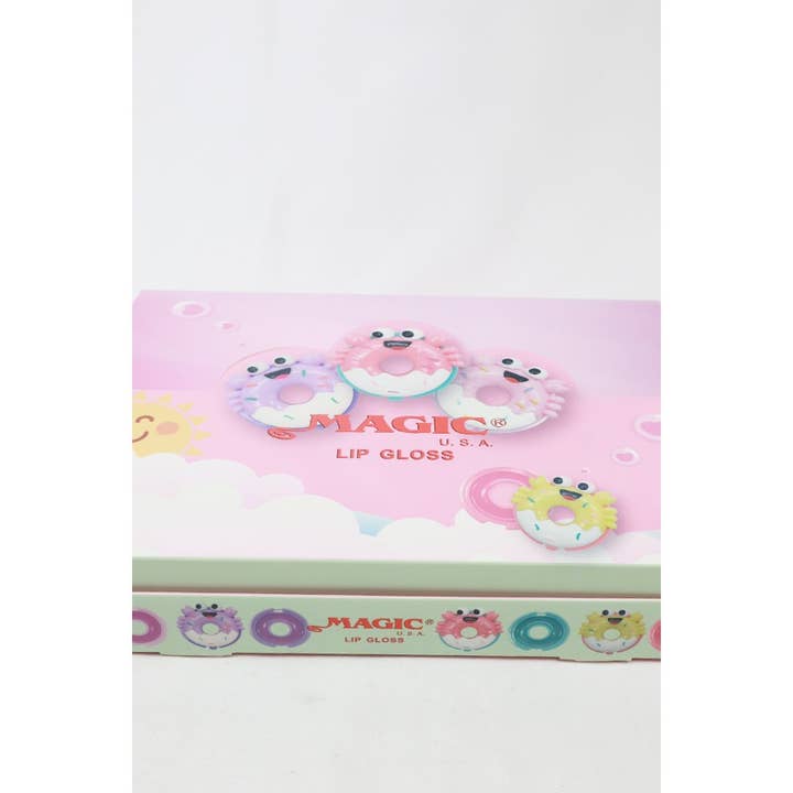 MIX COLOR Happy Crab Donut Flavored Lip Gloss for wholesale on Faire