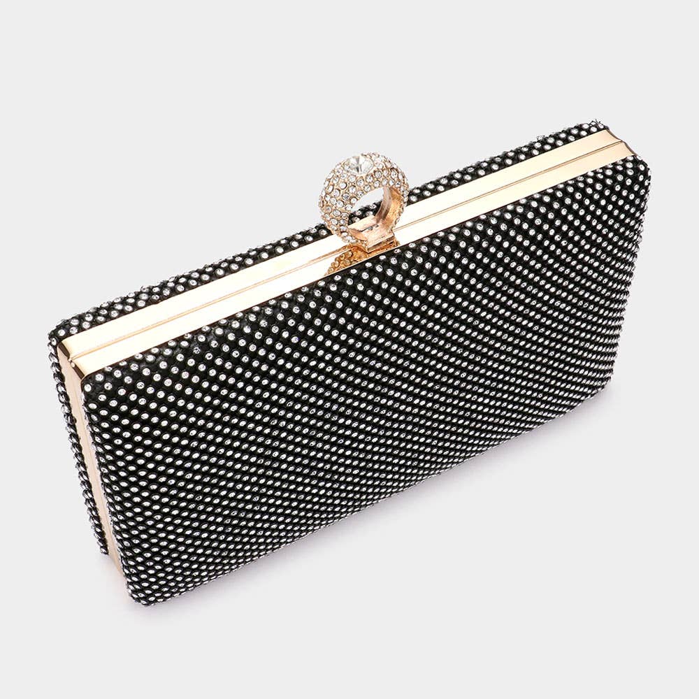 Sensibling Corp. – Engroshandel Clutch - Dame – Bling rektangel aftenclutch/crossbody-taske1