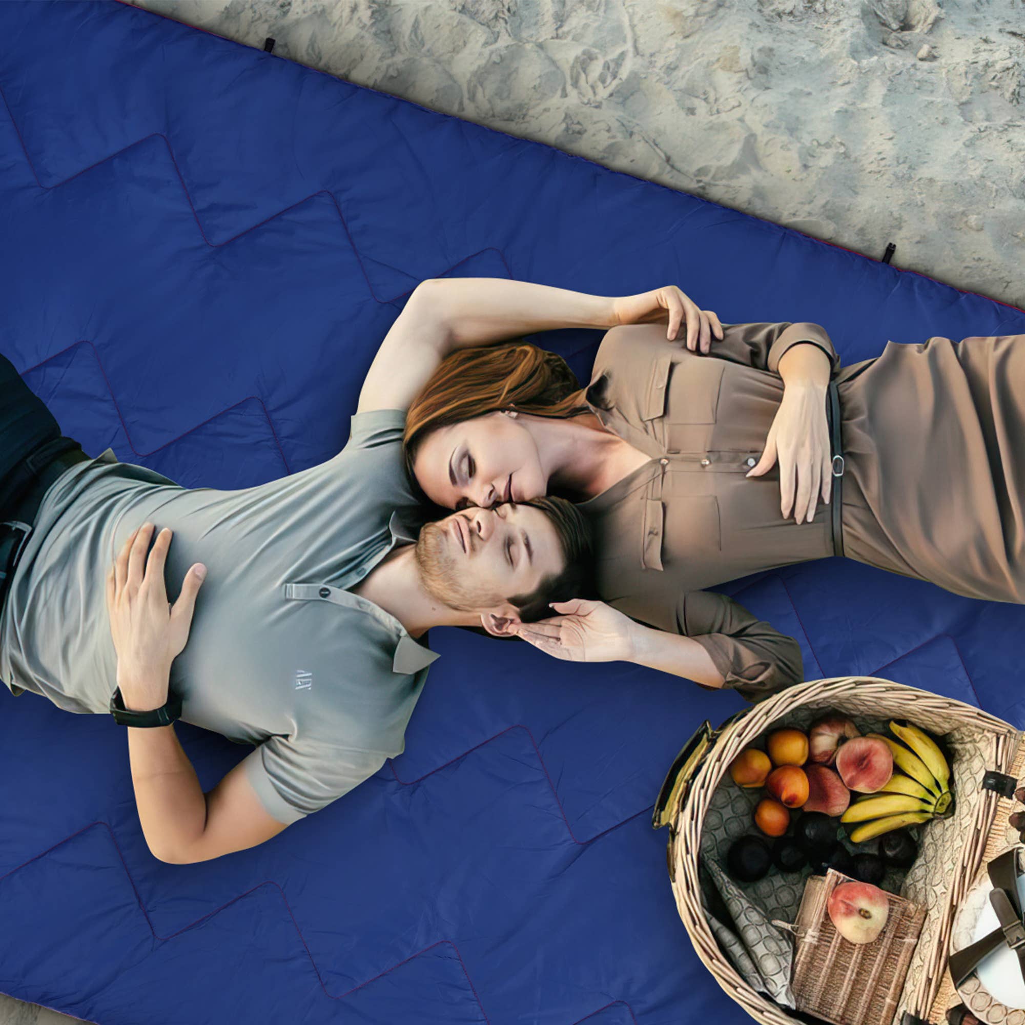 EP Design Lab - Wholesale Picnic Blanket - Outdoor Portable Lightweight Waterproof Camping Blanket1