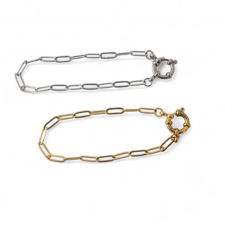 Jenny Be Free - Wholesale Link & Chain Bracelet - Bracelet: Paperclip Clasp