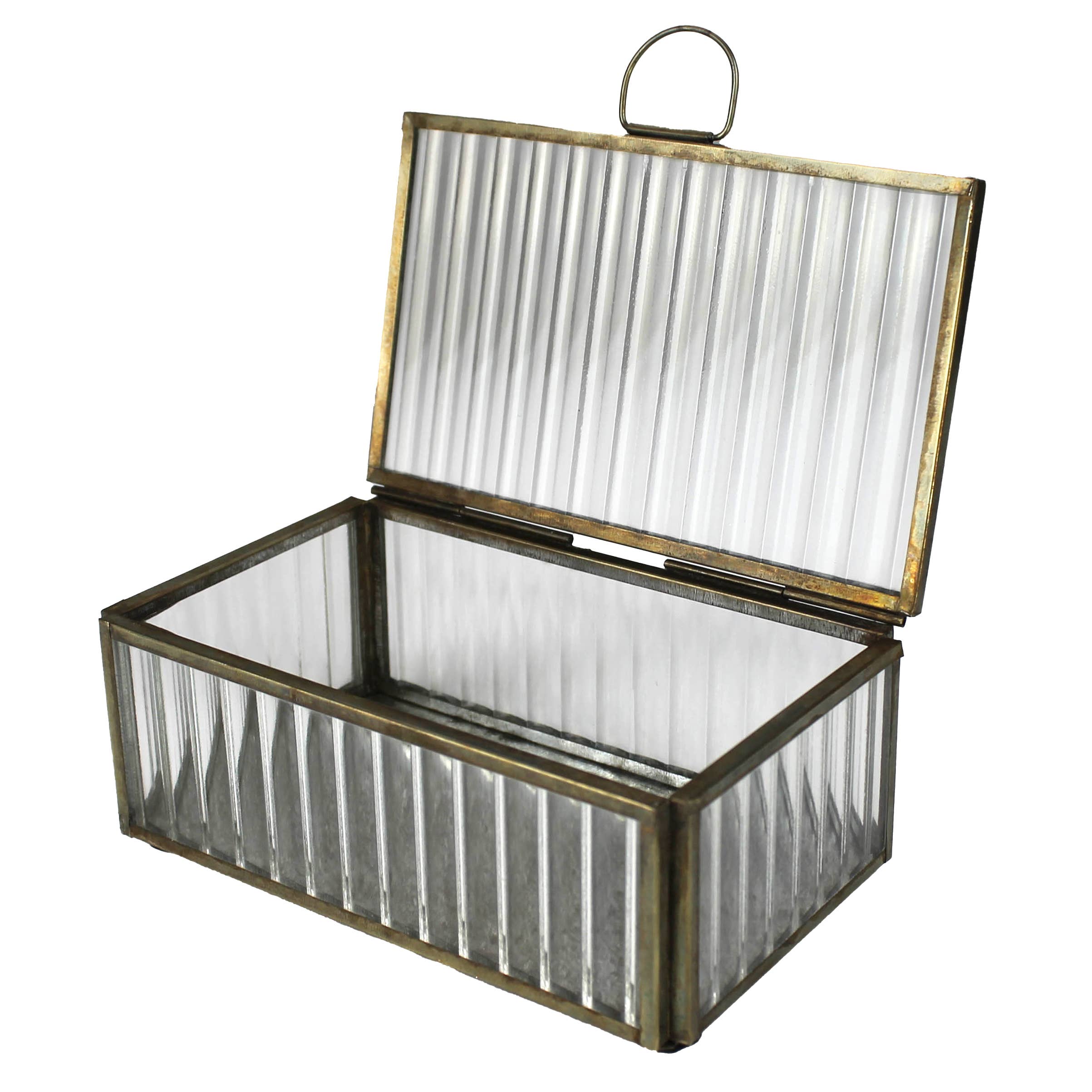 HomArt - Wholesale Decorative Box - Beacon Glass Box - Rect1