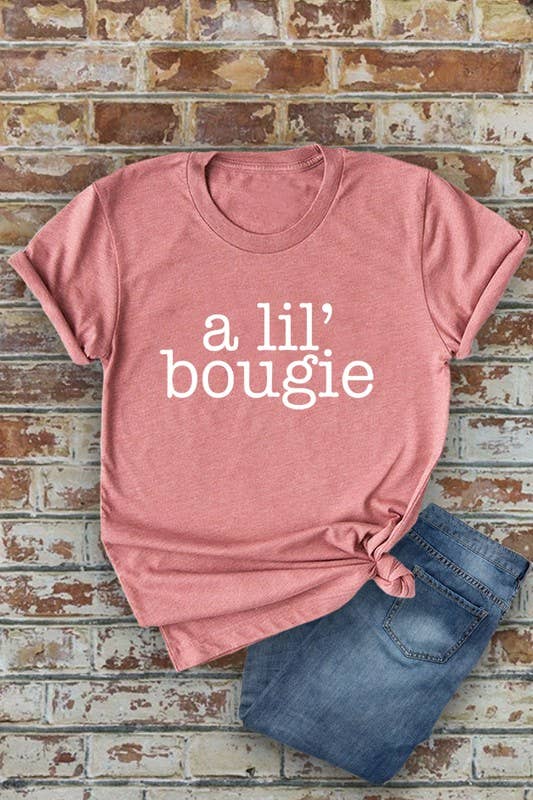 Top Avenue - Wholesale T-shirt met print - Dames - A Lil' Bougie, uniseks T-shirt met ronde hals7