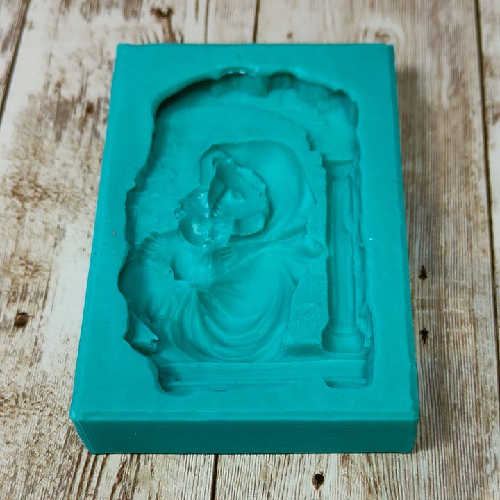 Serena Creazione di Serena Stampone - Wholesale DIY Craft Kit - Nativity Arch Mold 5x8cm in silicone for resin and plaster2