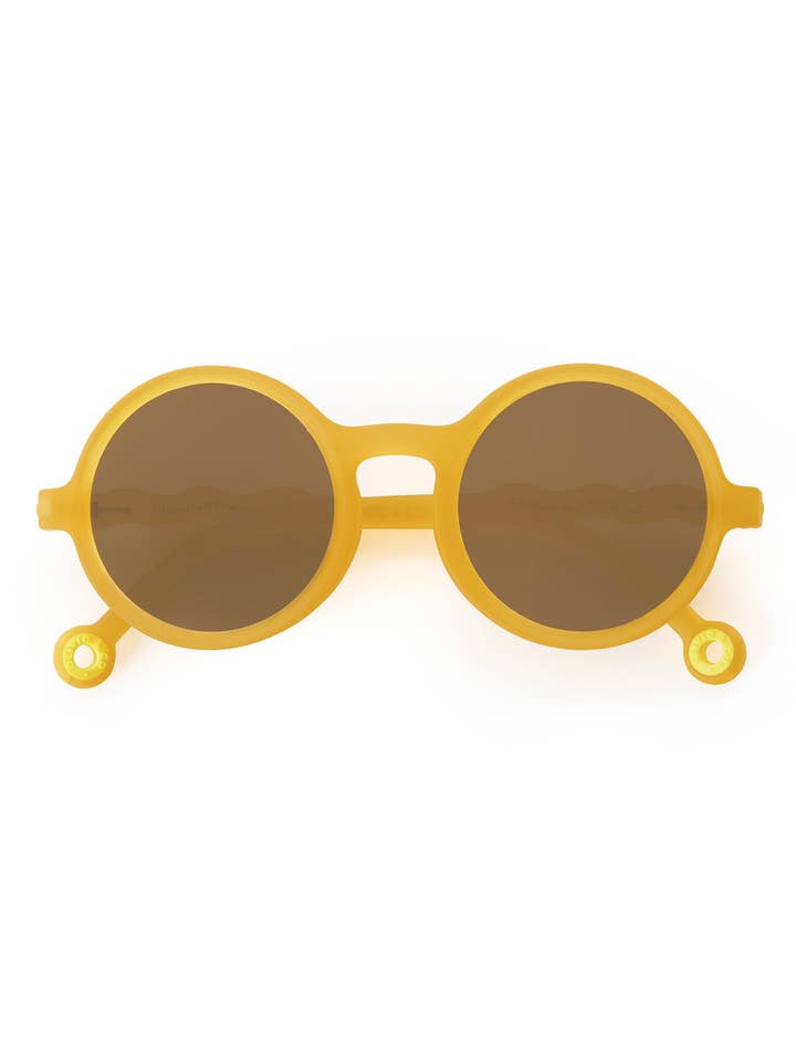 Óculos de Sol Redondos para Crianças Citrus Yellow 3-5Y por atacado de Olivio & Co