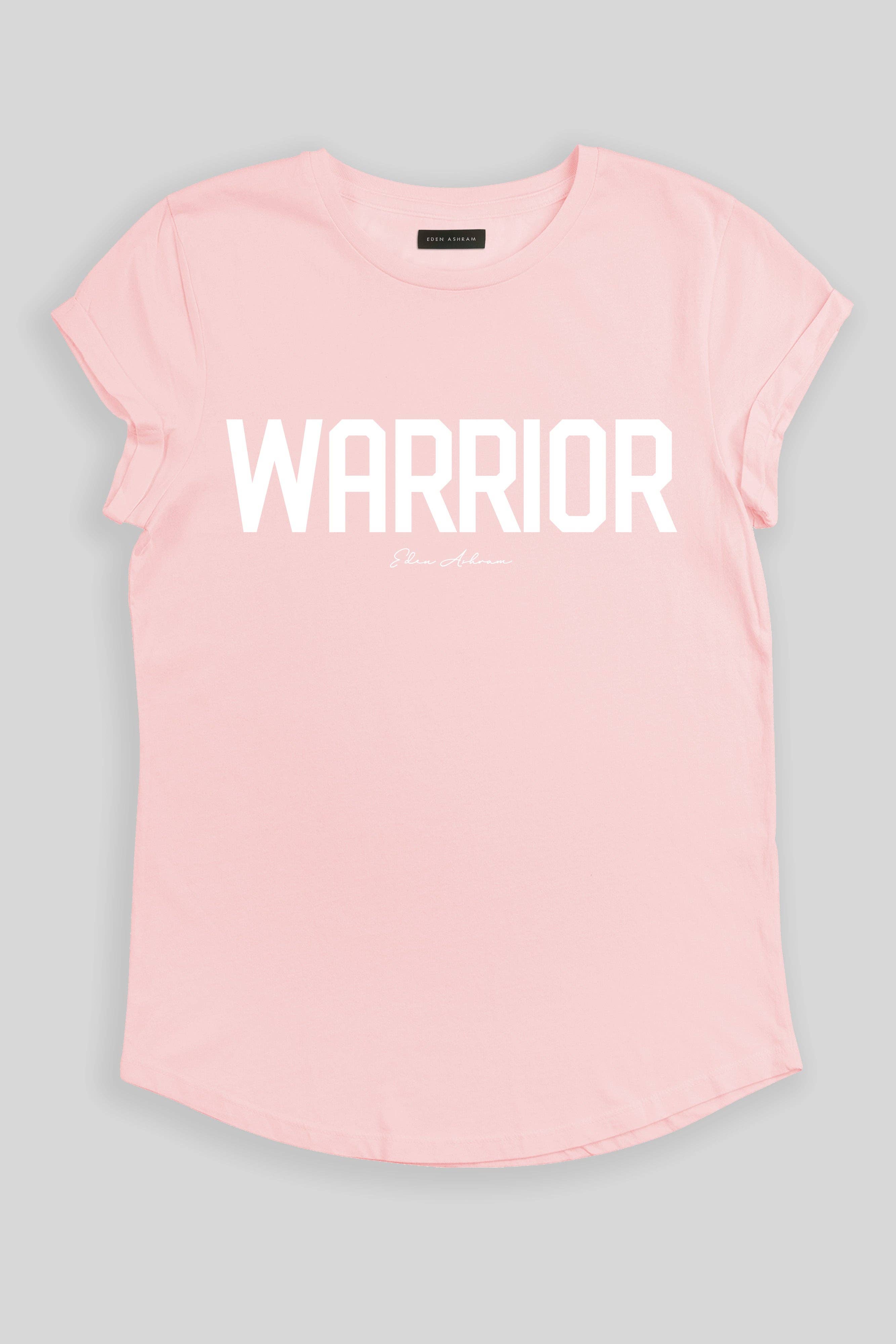 Eden Ashram - Wholesale Screen Printed T-Shirt - Women's - Warrior Premium Rolled Sleeve T-Shirt9