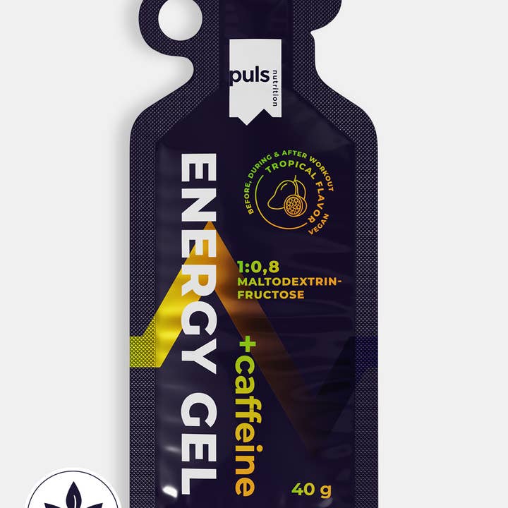 Puls Nutrition - Wholesale Sports/Energy Drink - ENERGY GEL +caffeine Tropical 40 g