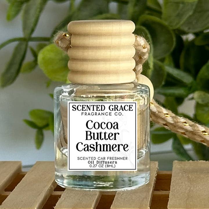 Cocoa Butter Cashmere Car Diffuser for wholesale by Scented Grace Fragrance Co. (A&R Creations)