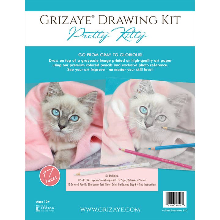 Grizaye - Vendita all'ingrosso Kit per lavoretti fai da te - Kit da disegno: Pretty Kitty