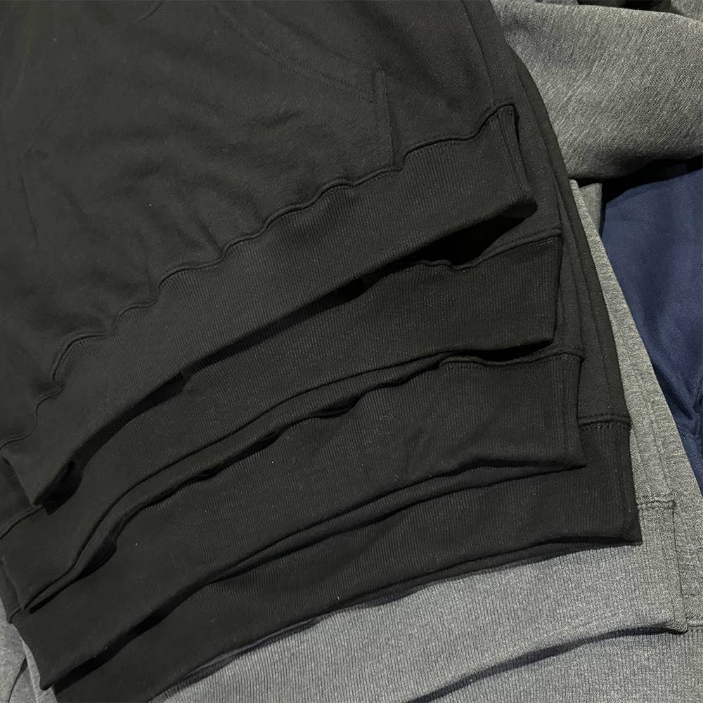 Factory Blanks – Hoodie – Unissexo por atacado – HOODIE PRETO 300GSM ALGODÃO POLIÉSTER FELPA - APENAS PARA O CANADÁ16