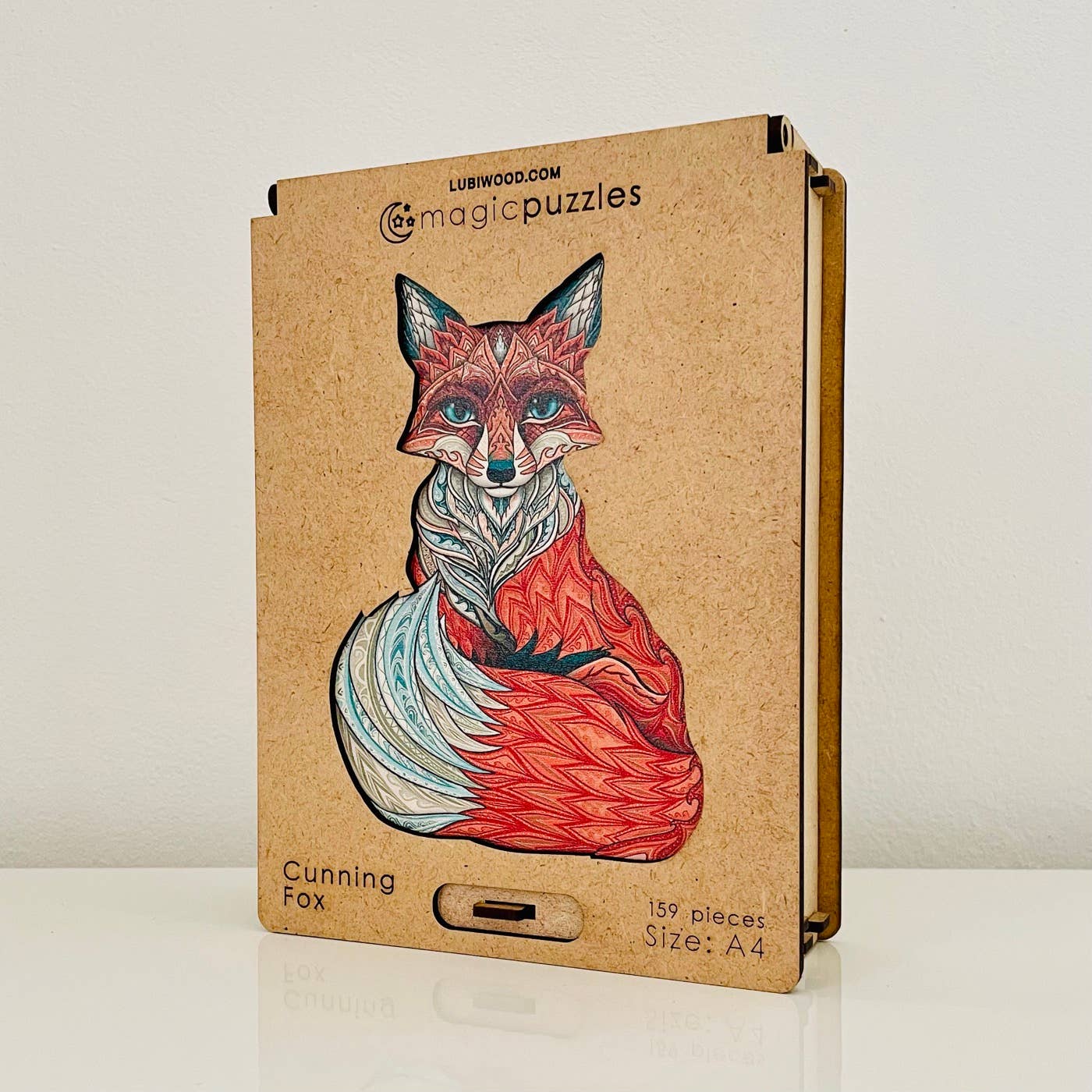 Lubiwood - Wholesale Puzzle - Adult - Cunning Fox Jigsaw A4 Premium Box6