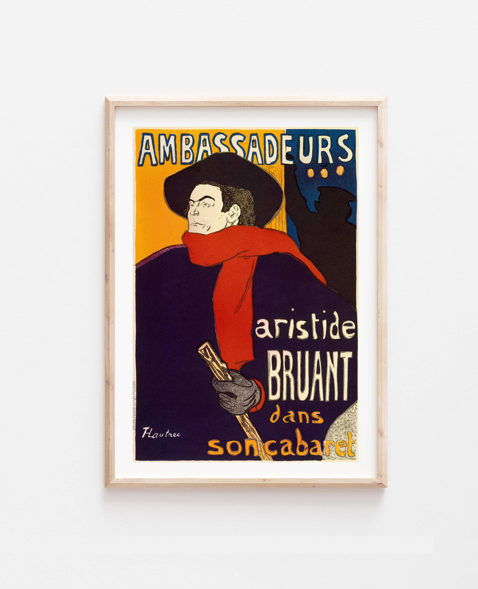 Go To Design - Wholesale Art Print - Fine art print Aristide Bruant poster unframed wall art2