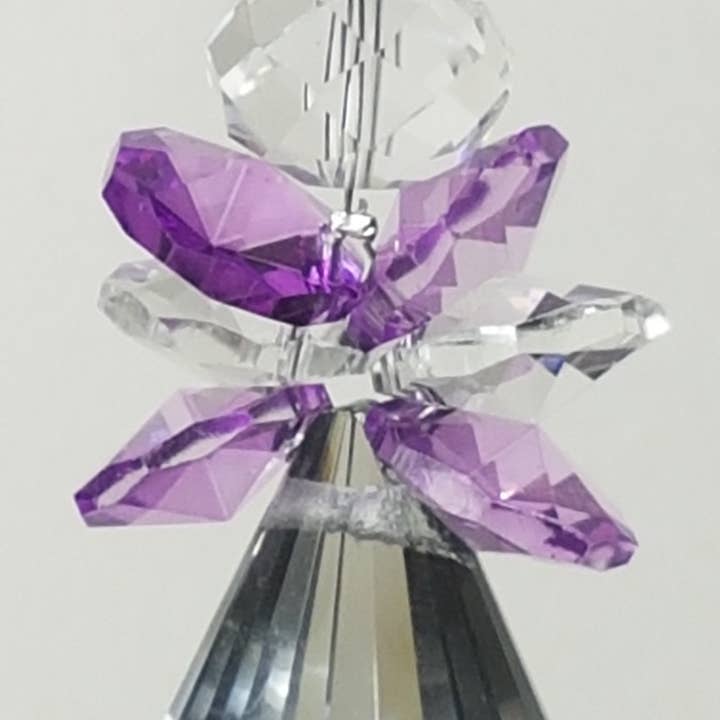 Gifts N Crystals - Wholesale Suncatcher - Angel Crystal Suncatcher- bell ball crystals ANG-BB