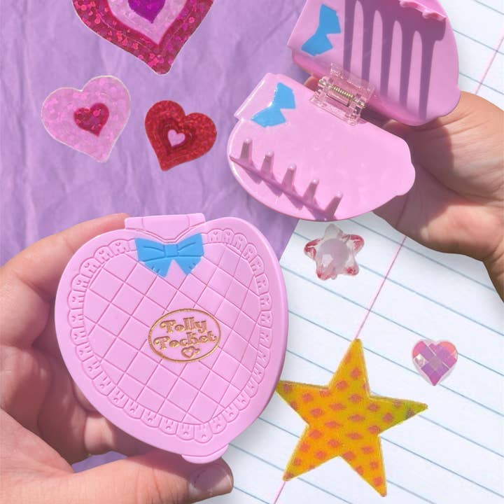 Studio Nena – wholesale Hair clip – Women’s – Polly Pocket Hair Clip Hair Claw 90's Nostalgia Retro