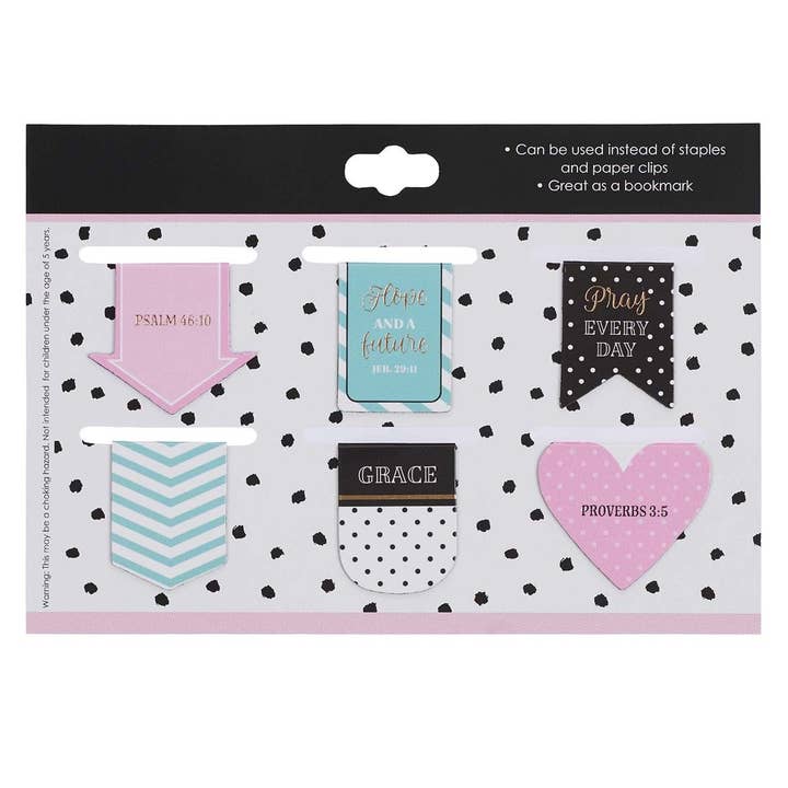 Christian Art Gifts - Wholesale Bookmark - Magnetic Bookmark Set Pray Every Day1