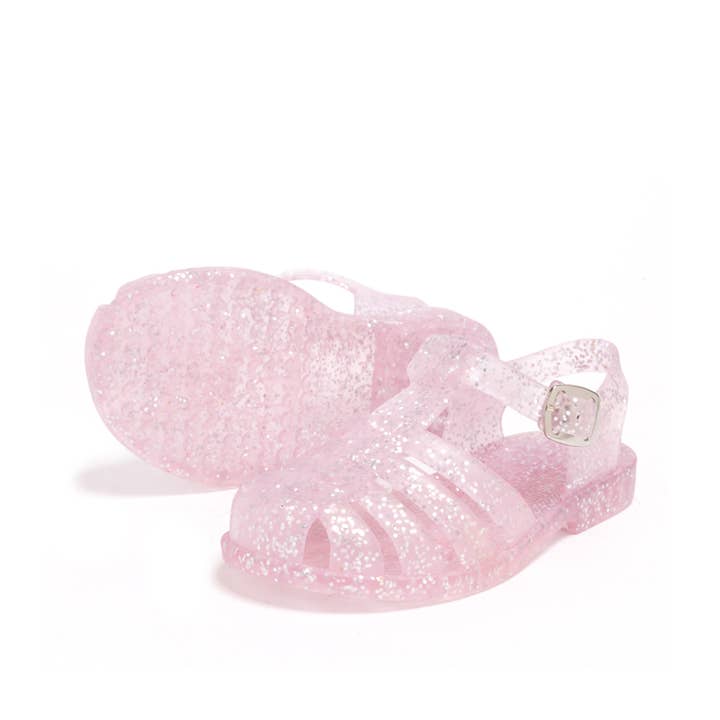 PINK GLITTER TULSA - WATER SHOES TODDLER KIDS SHOES JELLY SANDAL for wholesale on Faire
