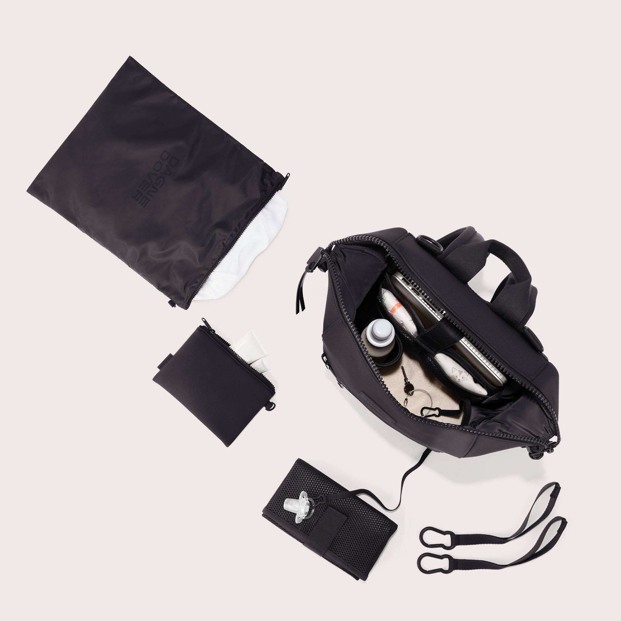 Dagne Dover - Wholesale Diaper Bag - Baby - Indi Diaper Backpack in Onyx, Medium9