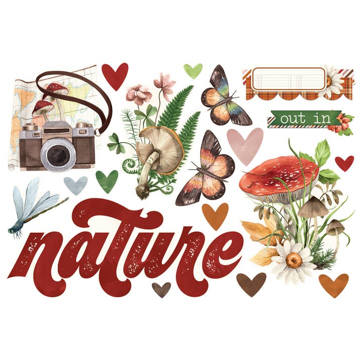 Simple Stories - Wholesale Cutouts - Simple Vintage Woodlands Large Die Cut Cardstock Pieces1