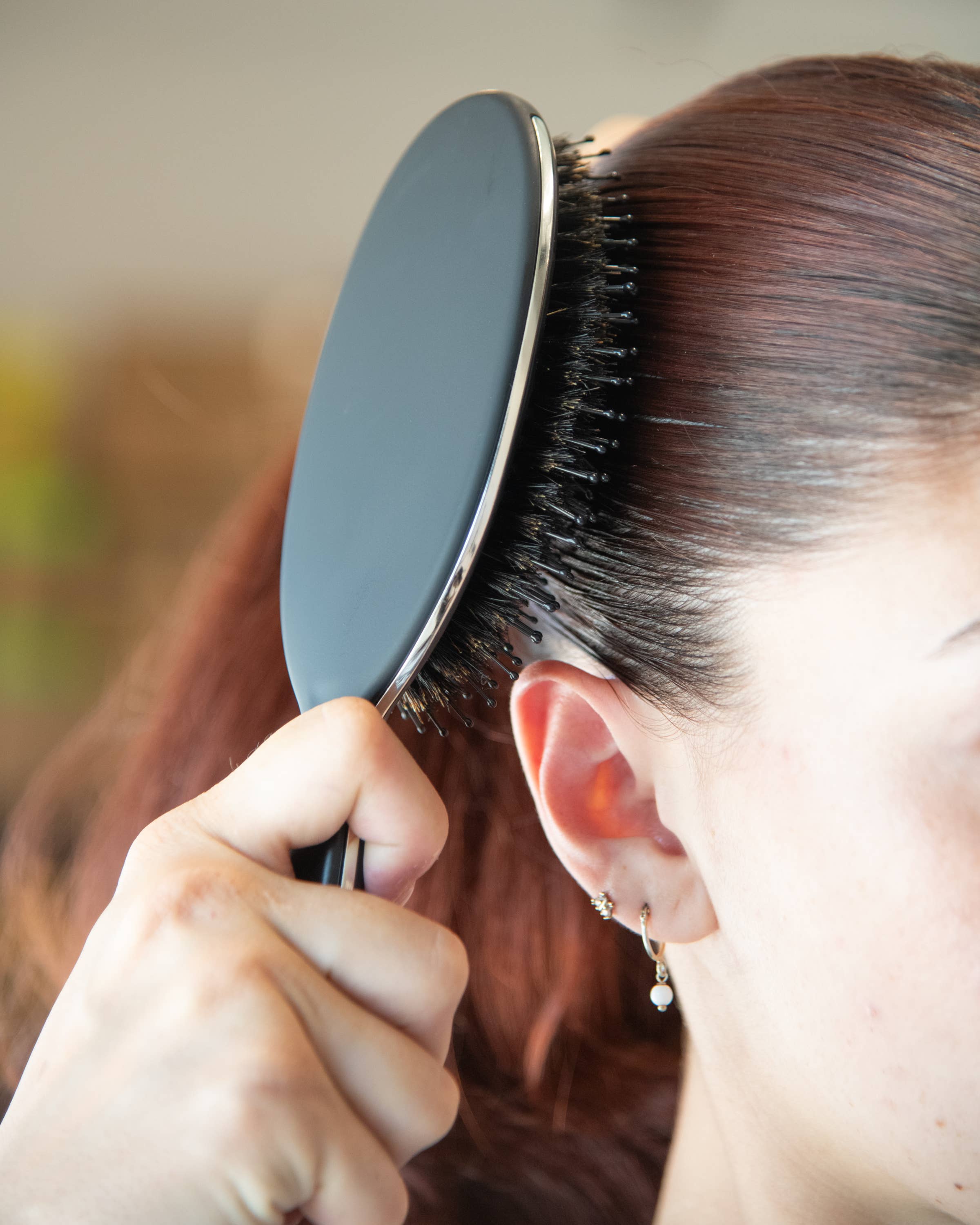 Framar Hair Brushes & Hair Accessories - Wholesale Hair Brush/Comb - FRAMAR Boar Bristle Hair Brush, Boar Brush For Hair - Black7