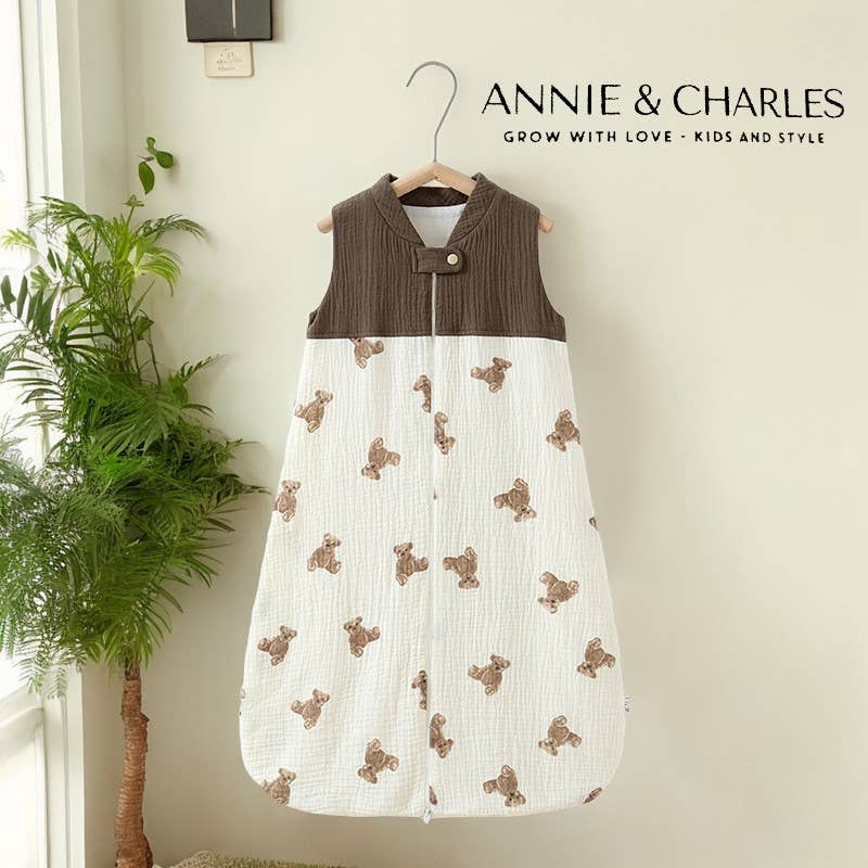 Annie & Charles - Wholesale Sleepsack - Baby - Annie & Charles® 100% organic muslin sleeping bag0