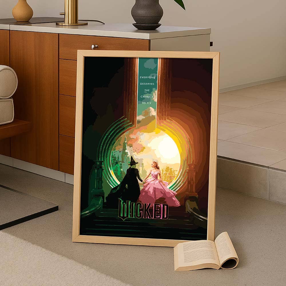 Crafthub – wholesale DIY craft kit – Wicked: Journey to the Emerald City - Paint By Numbers Kit1