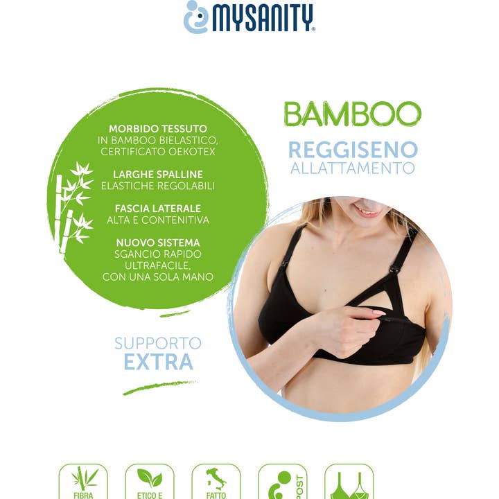 MYSANITY - Wholesale Nursing Bra - Maternity - Black C Cup Extra Support Nursing Bra