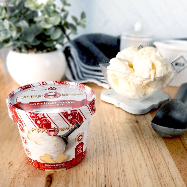 Puppy Cake LLC - Wholesale Pet Treats - Dog - Puppy Scoops Ice Cream Mix - Holiday Gift Pack