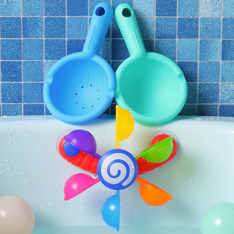 Toyarina - Wholesale Bath Toy - Baby - Baby Windmill Rotary Table Bath Toy- Assorted3