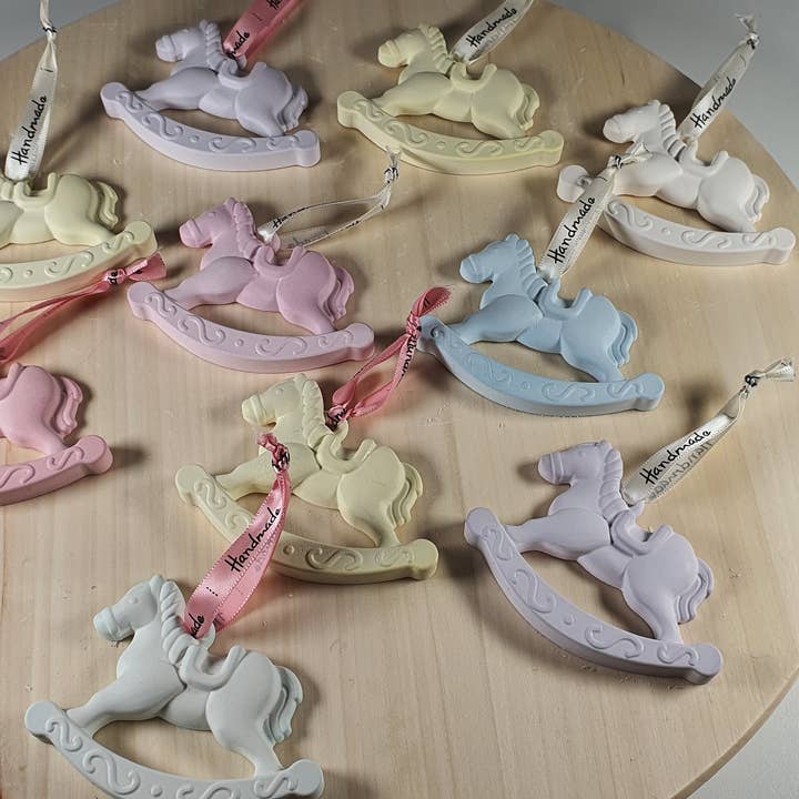 Handmade air freshener rocking horse for wholesale by Handcraffiti