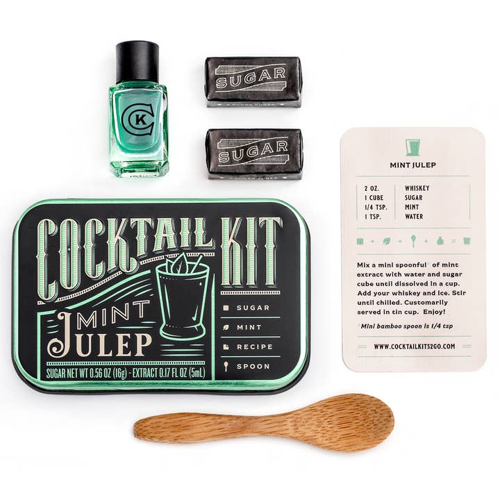 Cocktail Kits 2 Go - Wholesale Cocktail Mix/Syrup - Mint Julep Cocktail Kit