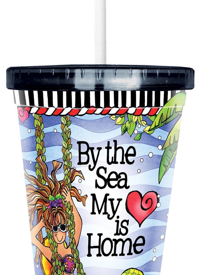 By the Sea My Heart is Home (DIVAS) COOL Cups for wholesale by Suzy Toronto Wholesale