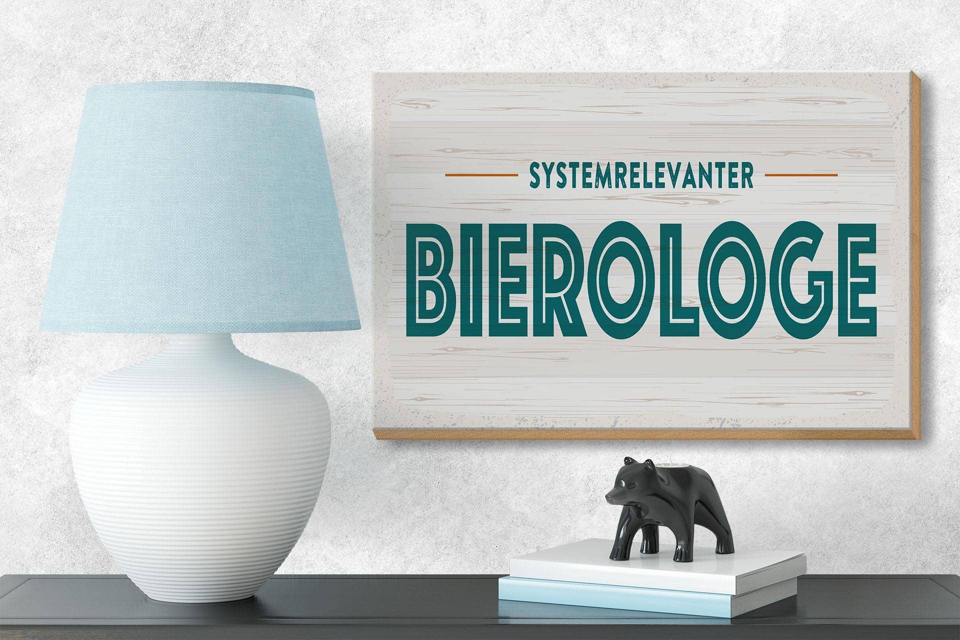 Femer - Wholesale Sign - Wooden sign alcohol 18x12 cm system-relevant Bierologist decorative sign3