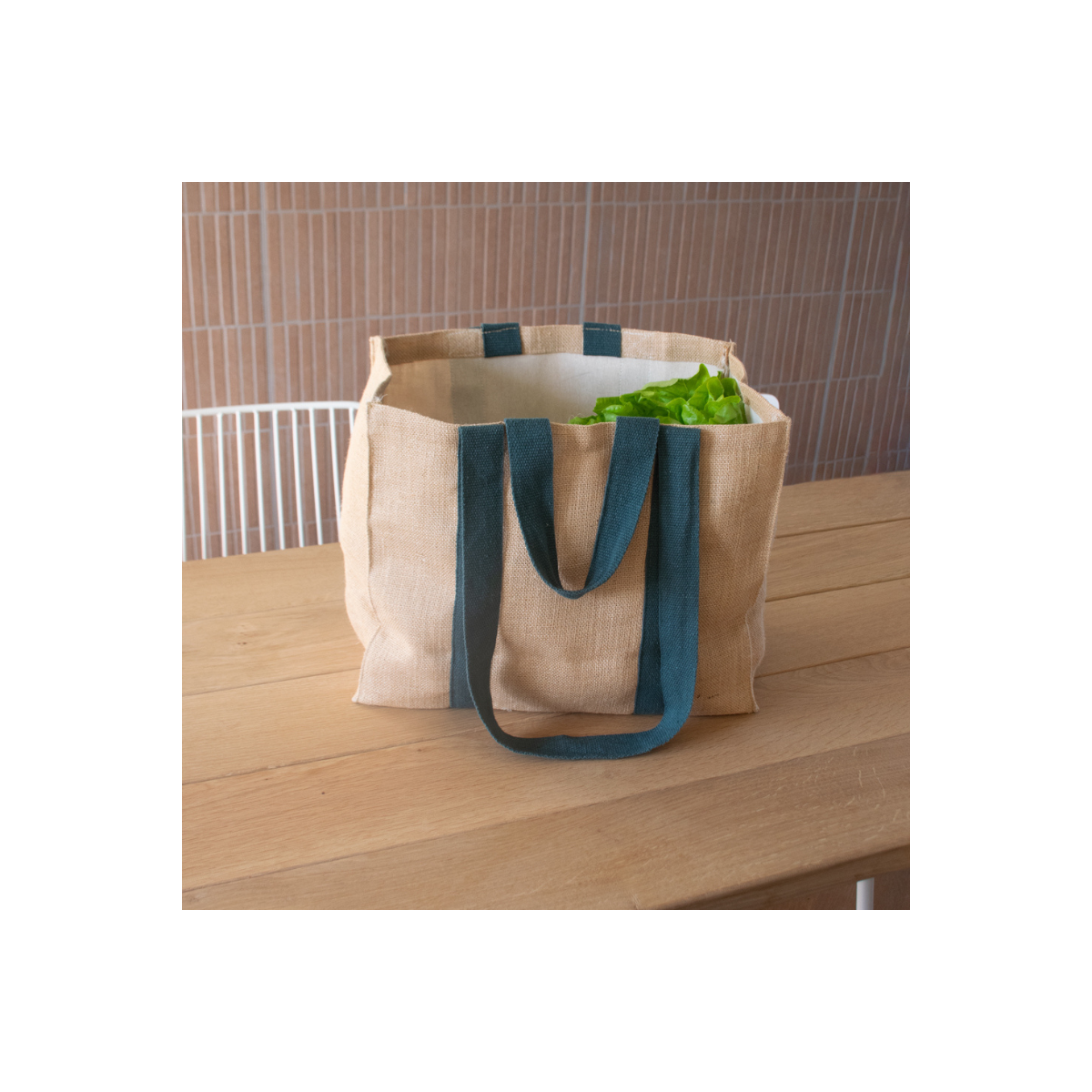 Pebbly France - Wholesale Grocery/Shopping Bag - Jute Shopping Bag1