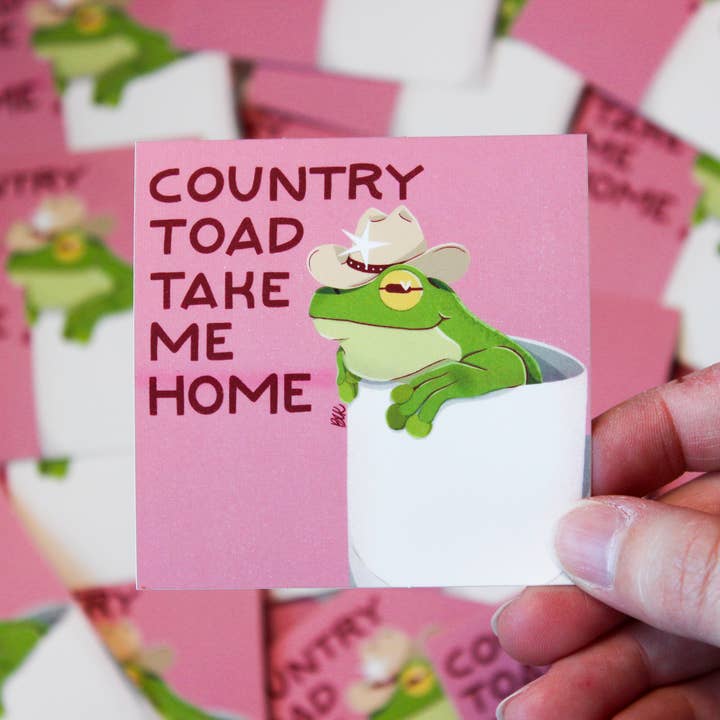 Betina C Koche - Wholesale Sticker - Sticker Country Toad | Frog Illustration3