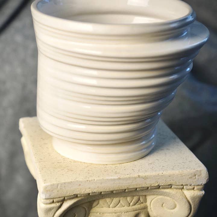 TRR Designs - Wholesale Plant Pot - Handmade Pottery Ceramic Arkansas Planter Utensil Holder4