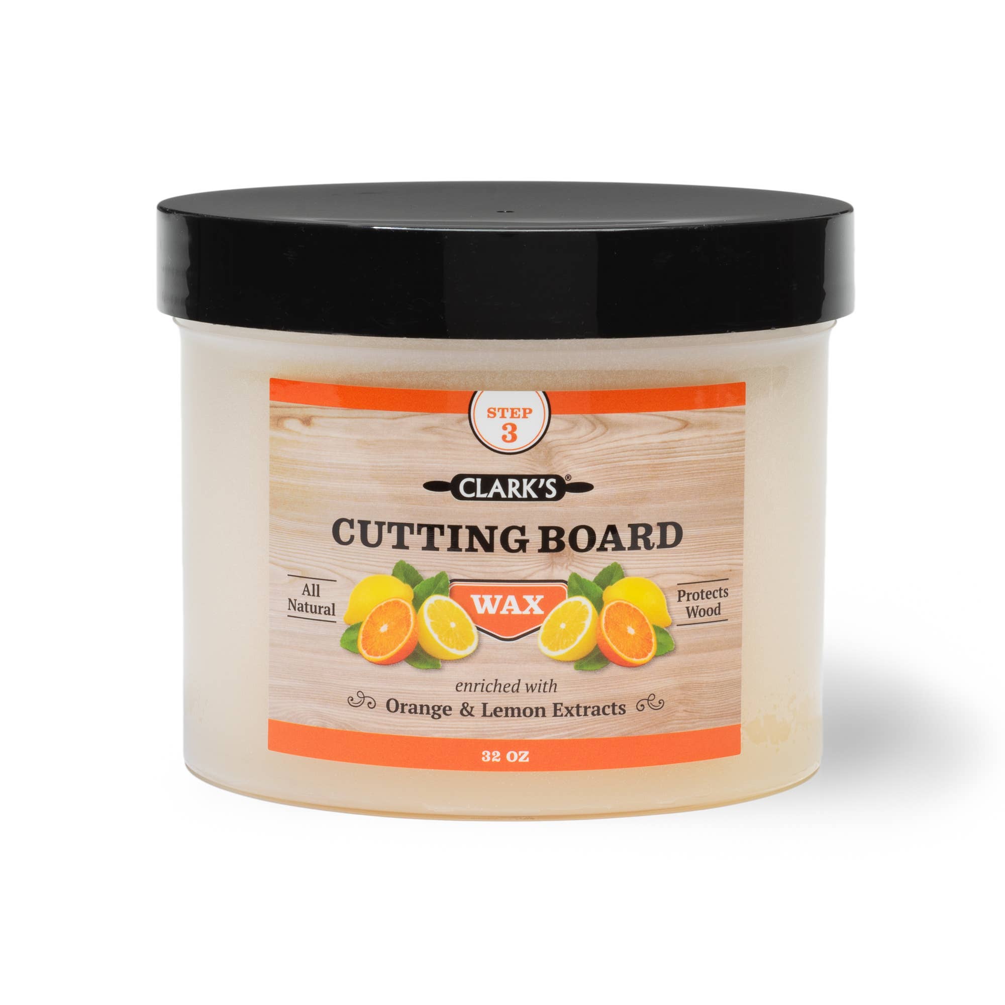CLARK'S – wholesale Cutting board – CLARK'S Cutting Board Wax (32 oz) | Orange and Lemon scented