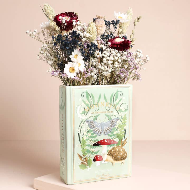 Lisa Angel - Wholesale Vase - Ceramic Moonrise Woodland Book Vase