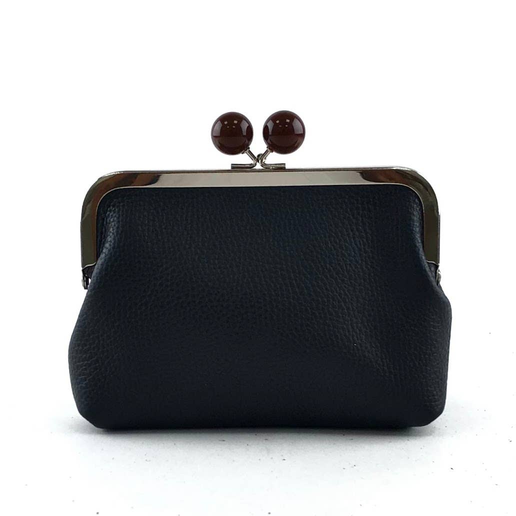 MILANO AMOUR - Venta al por mayor Monedero - Mujer - Monedero Mignon Marrón con Broche4