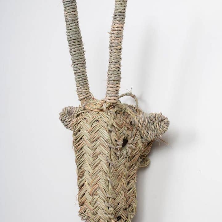 Handwoven Palm Leaf Antelope Wall Decor,Moroccan Animal Head and other Purchase wholesale indoor bulkhead wall lights. Free returns & net 60 terms on Faire trending on Faire.