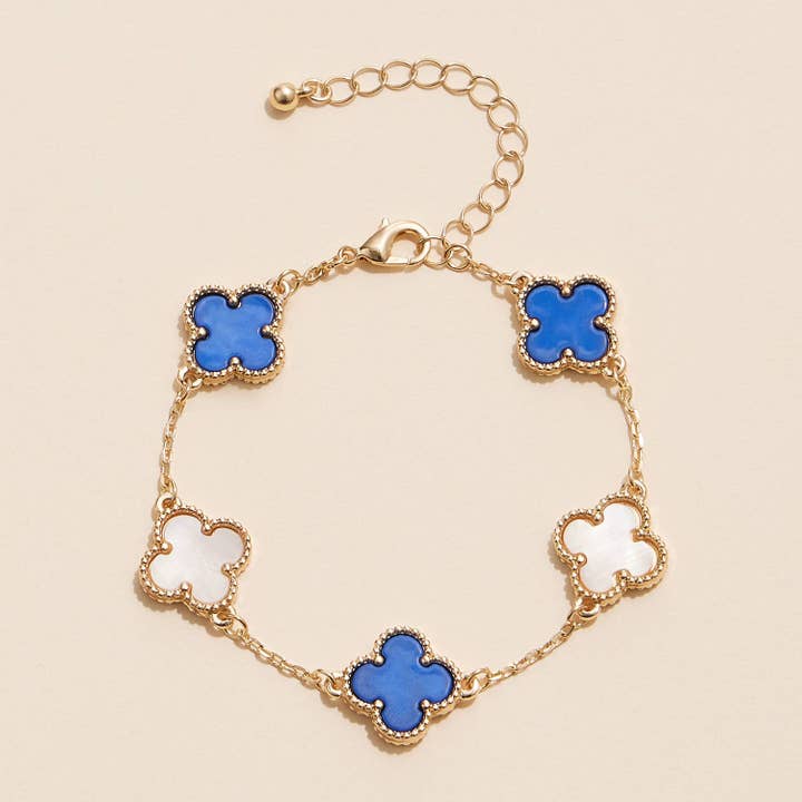 Frem - Wholesale Charm/Dangle Bracelet - Flower Charms Basic Bracelet