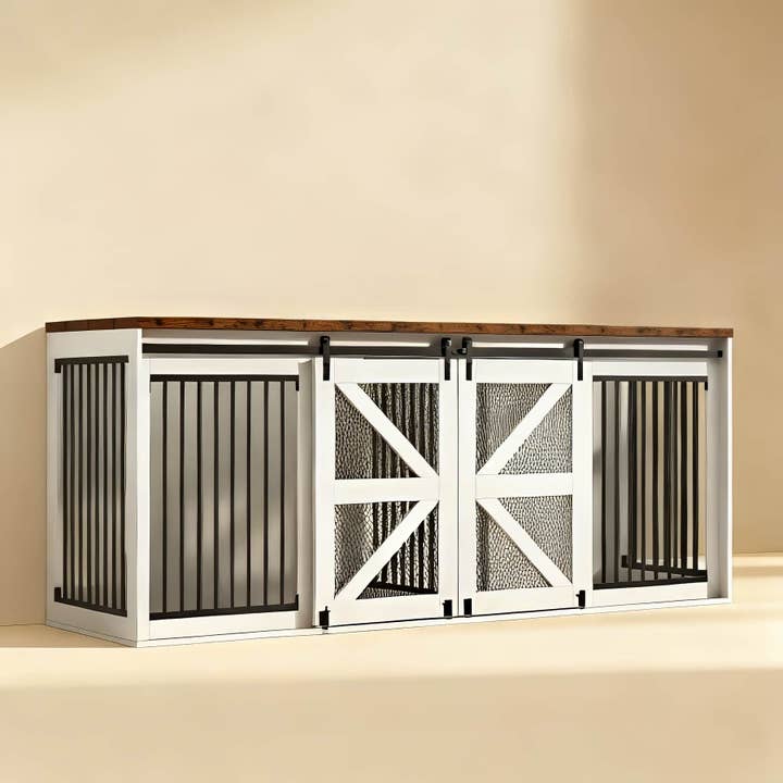HAVEN XL Wooden Dog Crate with Divider for wholesale by OnePaw Dog Co.