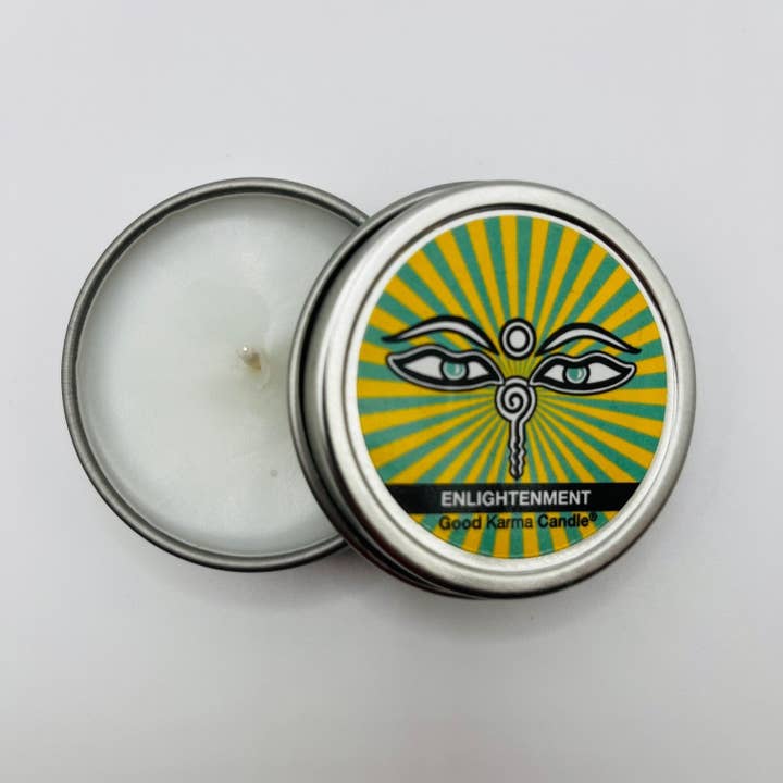 Enlightenment -Buddha Eyes ( Buddha Hand Citron) Available in 1 oz ($4.95) and 4 oz ($8.95) sizes for wholesale by Zensual Candles- Good Karma Candles